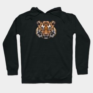 Minimalist Geometric Stylized Animals - Tiger Hoodie